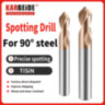 Сверло Ø 5мм  D5*90°*10*D5*50L*2F