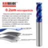 Фреза Ø 1мм D1*3*D4*50L*4F Фреза Ø 1мм D1*3*D4*50L*4F